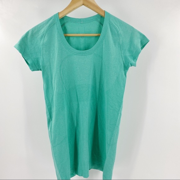 Lululemon run swiftly tech short sleeve teal
